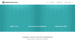 Desktop Screenshot of campbellelections.com